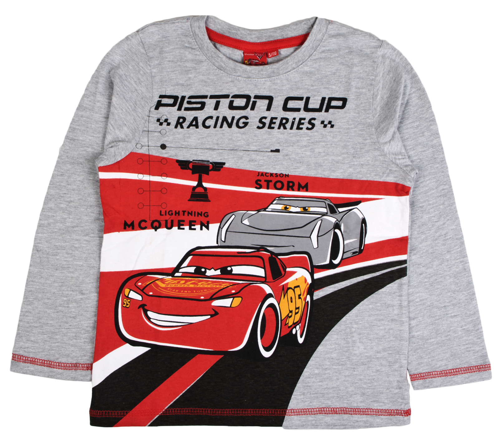 Disney Cars 3 Lightning McQueen Long Sleeve T Shirt Boys Character Top